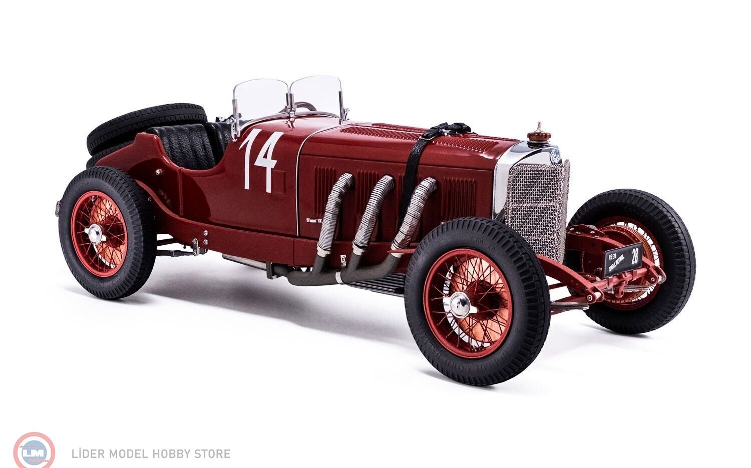 1:18 CMC 1931 Mercedes Benz SSK #14  Argentinien Race