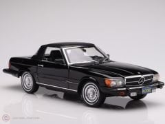 1:18 Norev 1979 Mercedes 450SL R107 US-Version American Gigolo - black