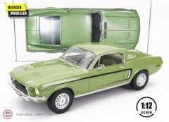 1:12 Norev 1968 Ford Mustang Fastback GT - light green metallic