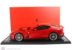 1:12 BBR Ferrari 812 Competizione Rosso Corsa 322 Yellow Stripe