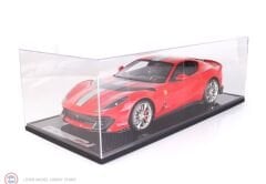 1:12 BBR Ferrari 812 Competizione Rosso Corsa 322 Silver Stripe