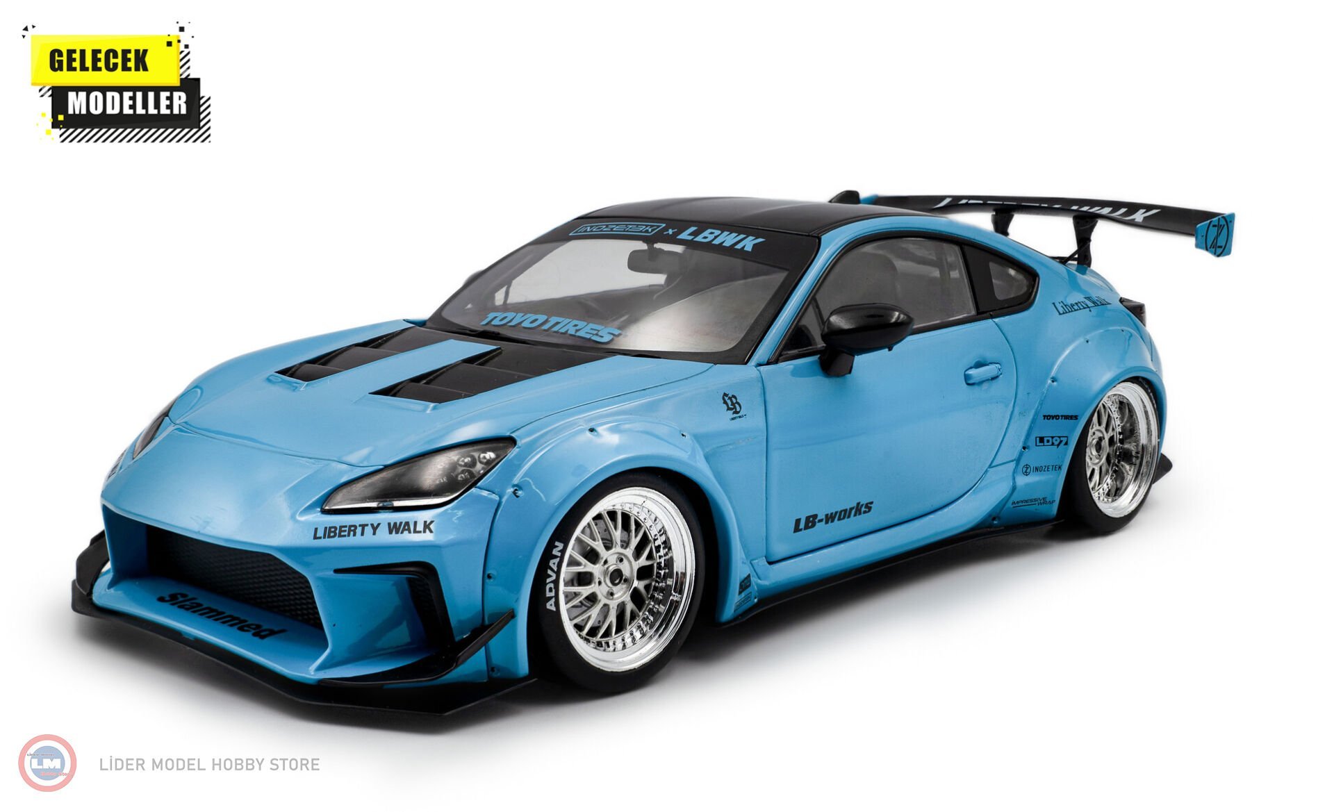1:18 Solido 2024 Toyota  GR86 LB-Works Body Kit