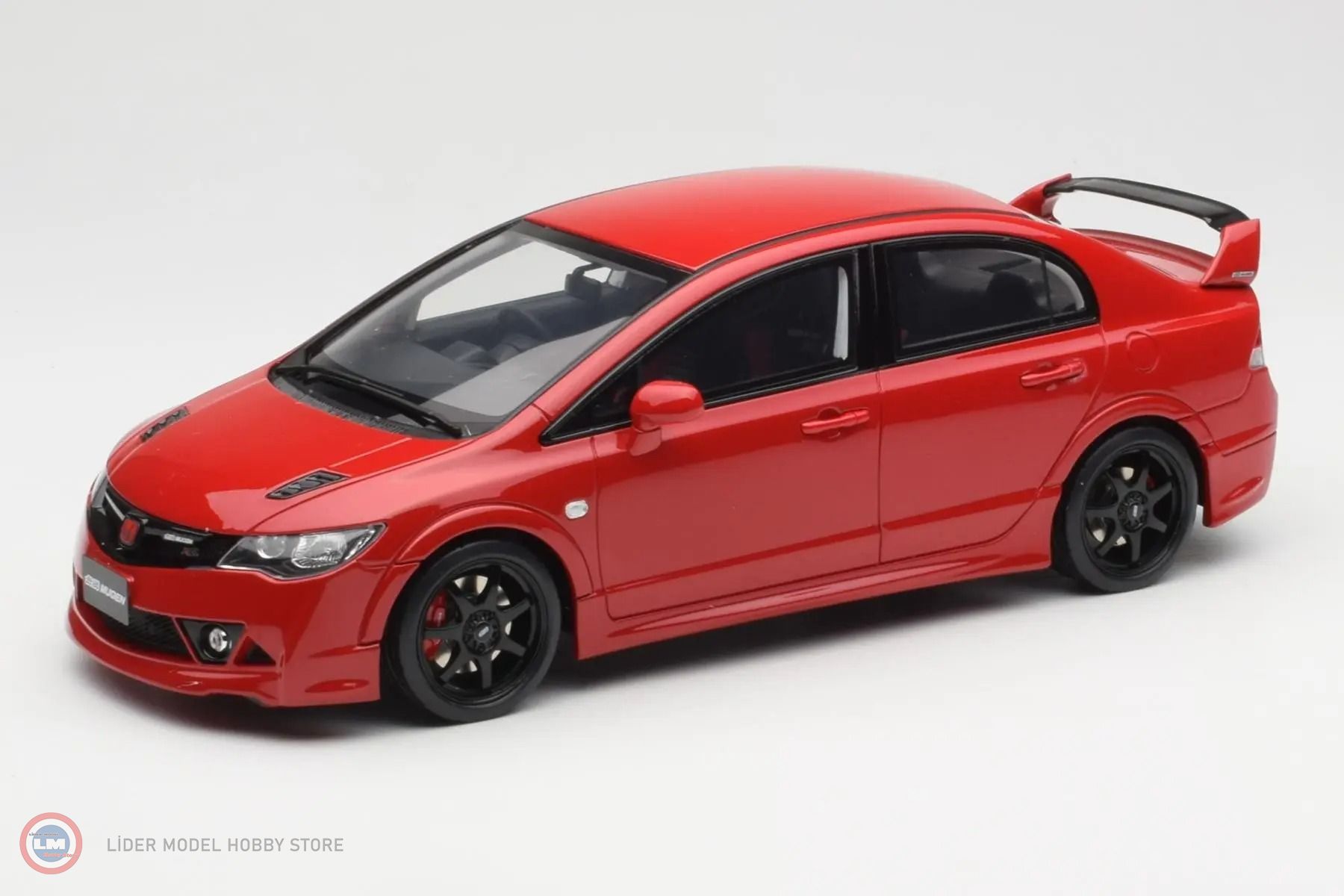 1:18 OTTO 2008 Honda Civic Mugen RR FD2 Milano Red
