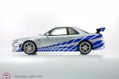 1:12 Kyosho 2001 Nissan Skyline GTR R34 RHD Fast & Furious Brian's Car