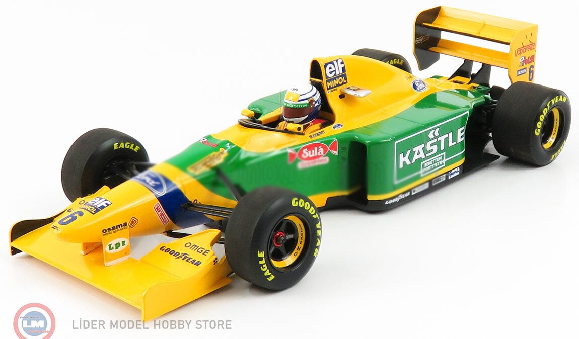 1:18 1993 Ford BENETTON FORD B193 #6 - RICARDO PATRESE - 3RD PLACE BRITISH GP