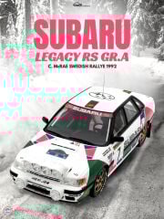 1:18 1992 Subaru Legacy RS GRA Sweden Rally