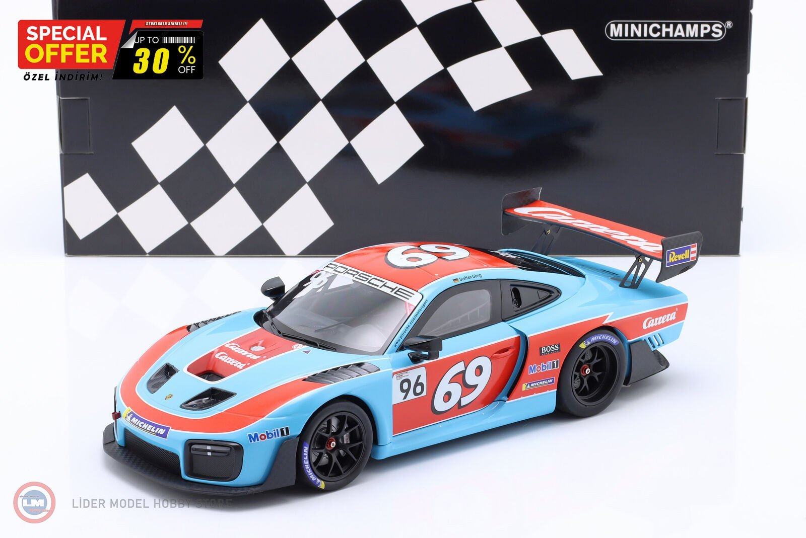 1:18 Minichamps 2019 Porsche 935/19 #69 - HERBERT MOTORSPORT - SPA
