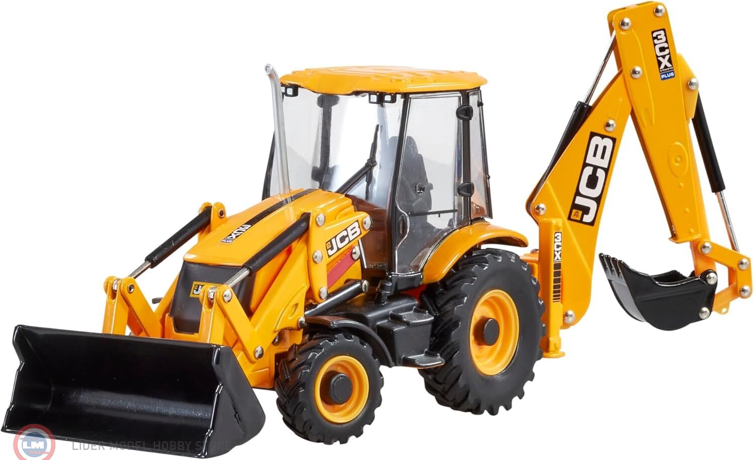 1:32 JCB 3CX Plus Sitemaster Backhoe Loader