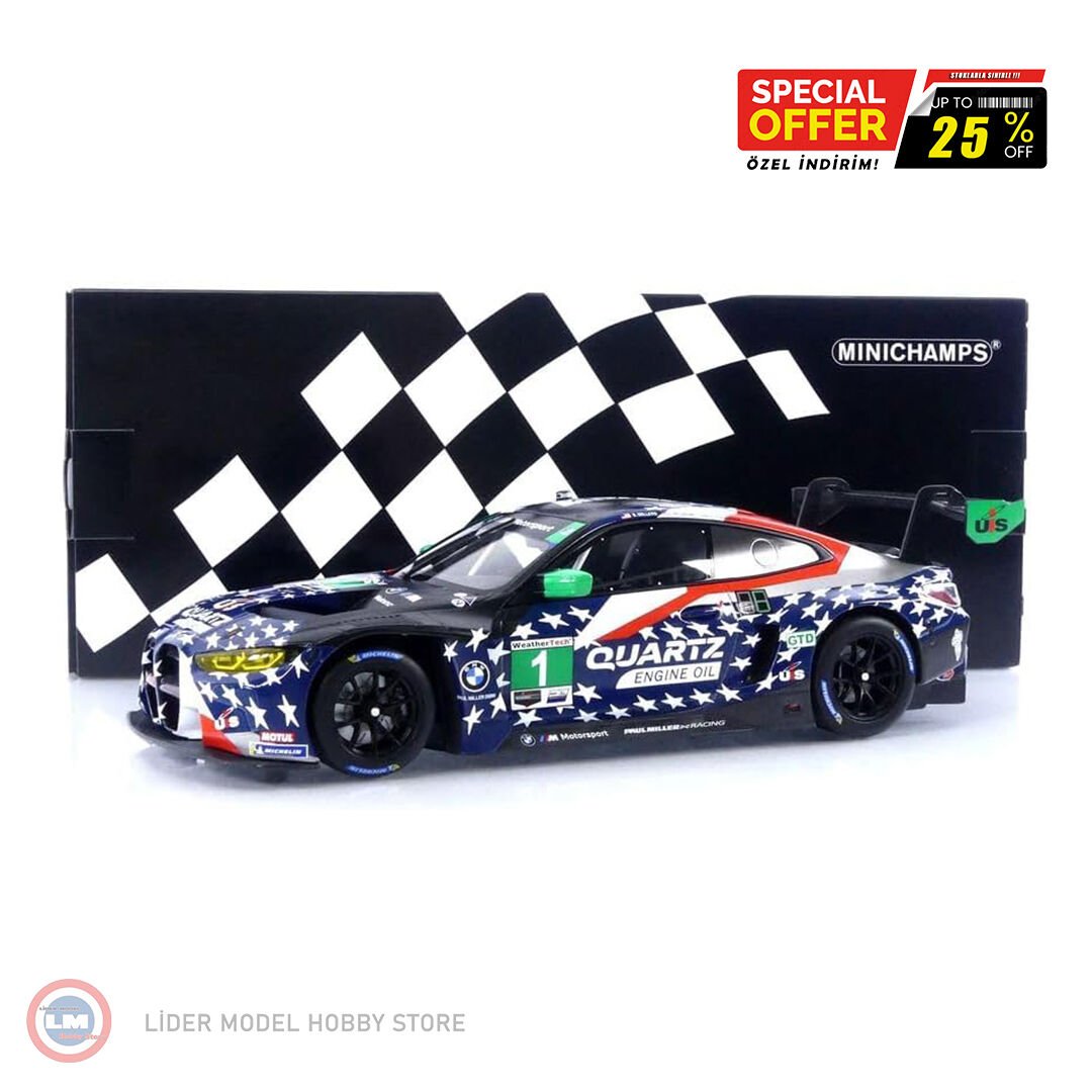 1:18  2022 BMW M4 GT3 GTD #1 - PAUL MILLER RACING - SELLERSSNOWJOHANSSON - 6H WATKINS GLEN IMSA