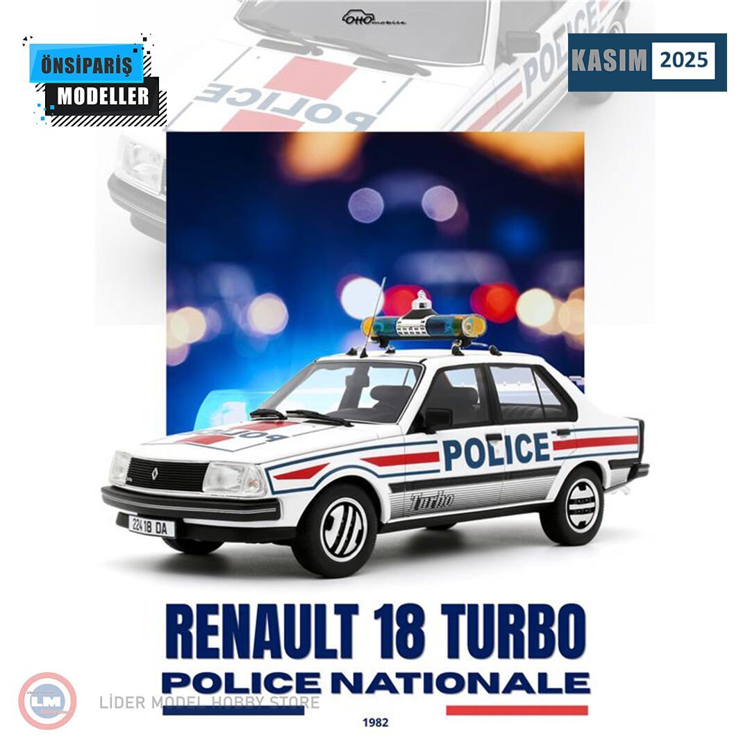 1:18 1982 Renault 18 Turbo Police Nationale