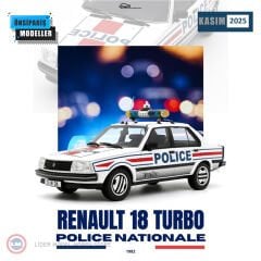 1:18 1982 Renault 18 Turbo Police Nationale