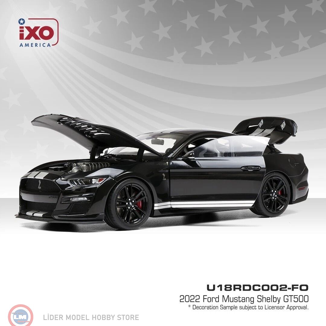 1:18 IXO 2022 Ford Mustang Shelby GT500