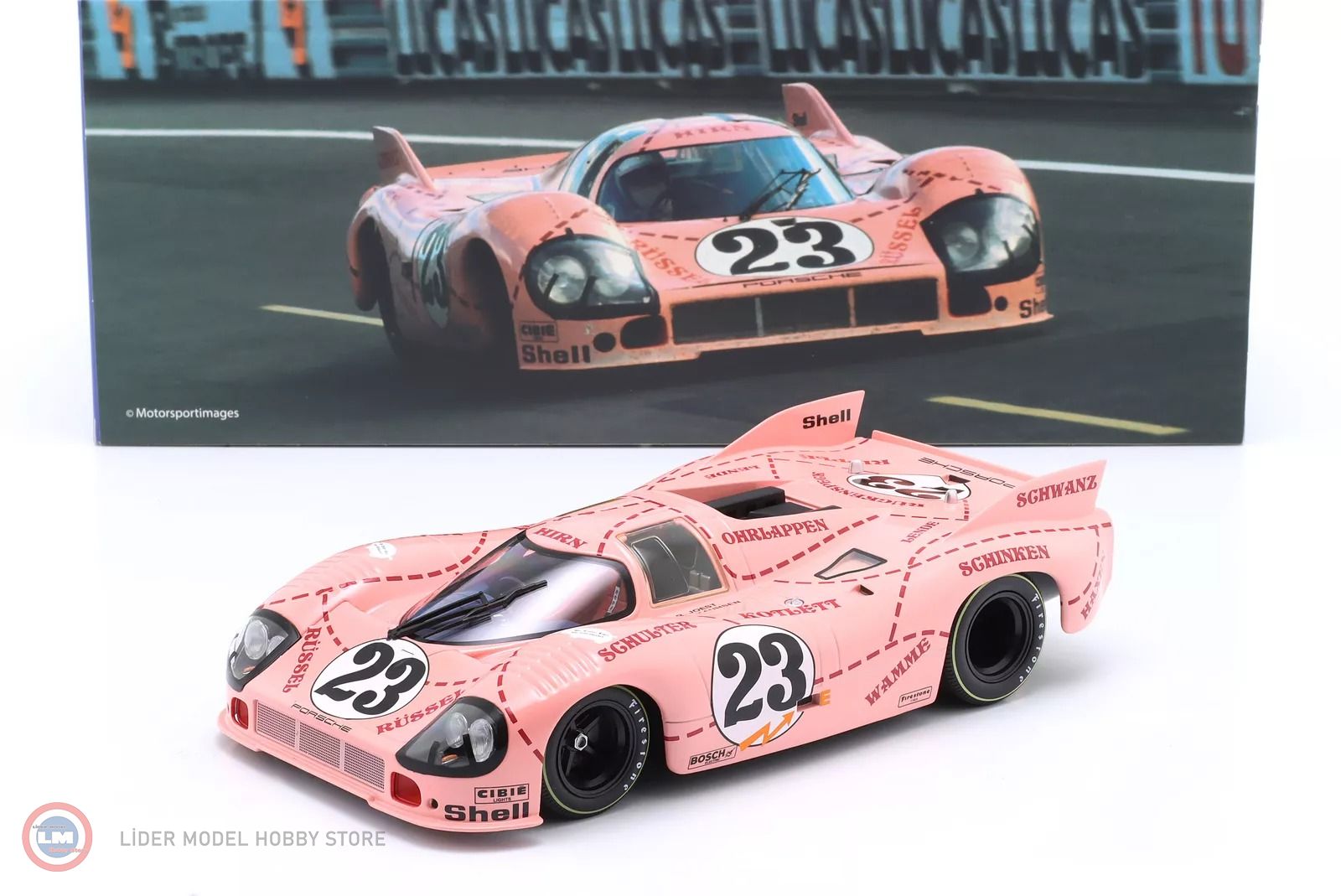1:18 1971 Porsche 91720 Pink Pig #23, 24h LeMans