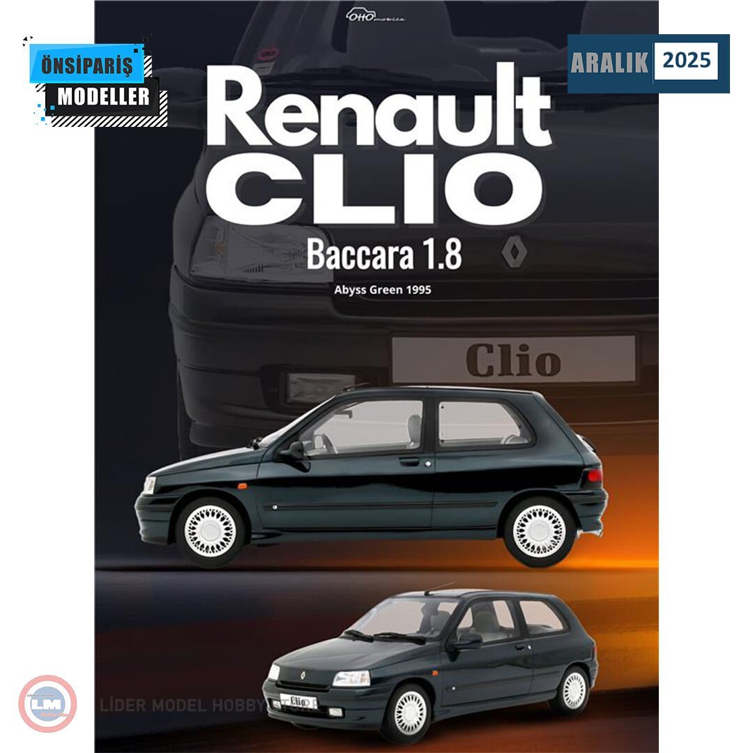 1:18 1995 Renault Clio Baccara 1.8 Abyss Green