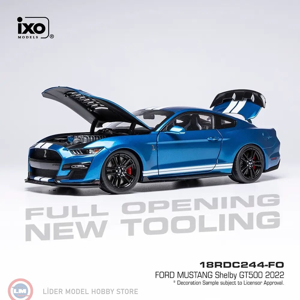 1:18 IXO 2022 Ford Mustang Shelby GT 500