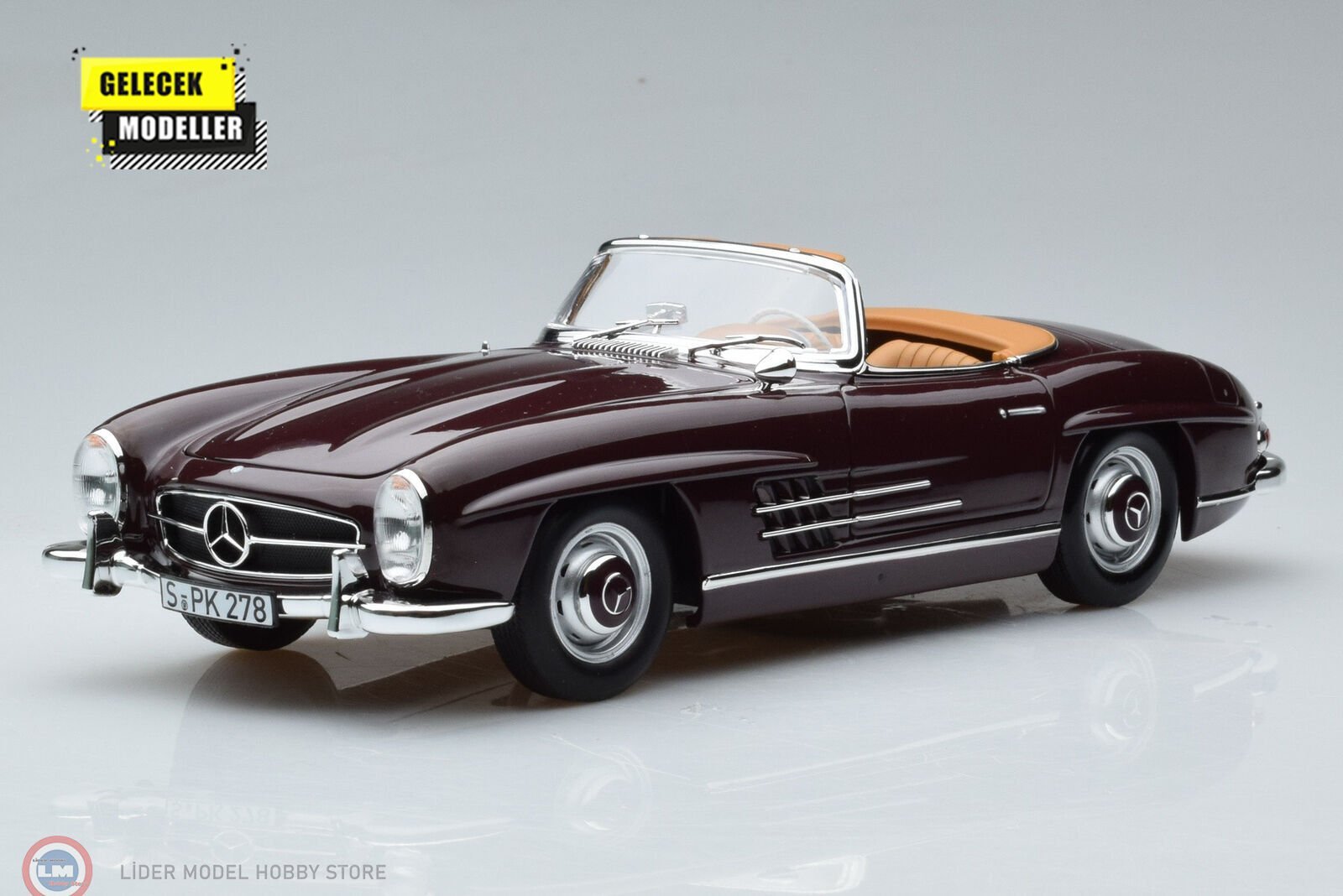 1:18 Norev 1957 Mercedes Benz 300 SL Roadster
