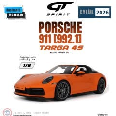 1:8 GT Spirit 2021 Porsche 911 (992.1) Targa 4S Pastel Orange