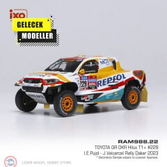 1:43 IXO Toyota GR DKR Hilux Evo T1+, Rally Dakar 2023, #229, I.E.PujolJ.Valcarcel