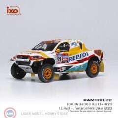 1:43 IXO Toyota GR DKR Hilux Evo T1+, Rally Dakar 2023, #229, I.E.PujolJ.Valcarcel
