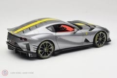 1:18 Burago 2021 Ferrari 812 COMPETIZIONE - GRIGIO COBURN - Signature Series