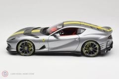 1:18 Burago 2021 Ferrari 812 COMPETIZIONE - GRIGIO COBURN - Signature Series