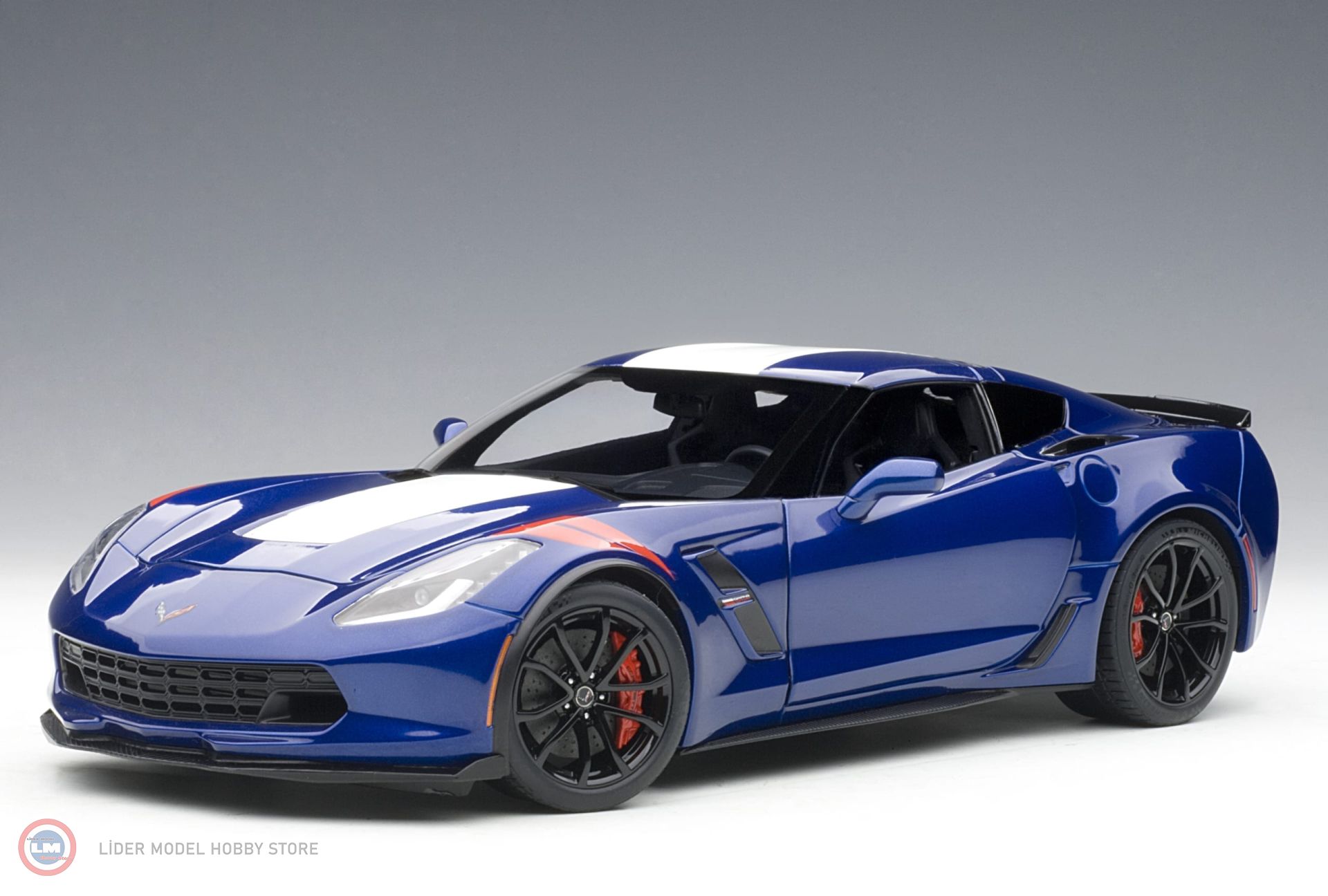1:18 Chevrolet Corvette C7 Grand Sport Mavi