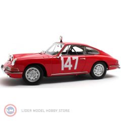 1:18 Matrix  1965 Porsche 911S Coupe 147 Class Winner Rally Monte Carlo Herbert Linge Peter Falk