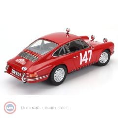 1:18 Matrix  1965 Porsche 911S Coupe 147 Class Winner Rally Monte Carlo Herbert Linge Peter Falk