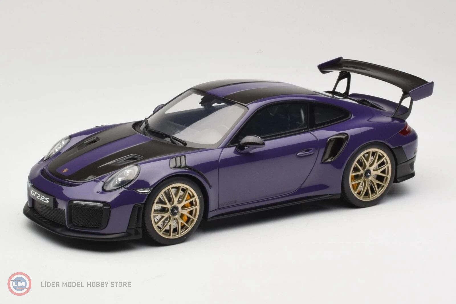 1:18 GT Spirit 2021 Porsche 911 991.2 GT2 RS '' Ultraviolet ''