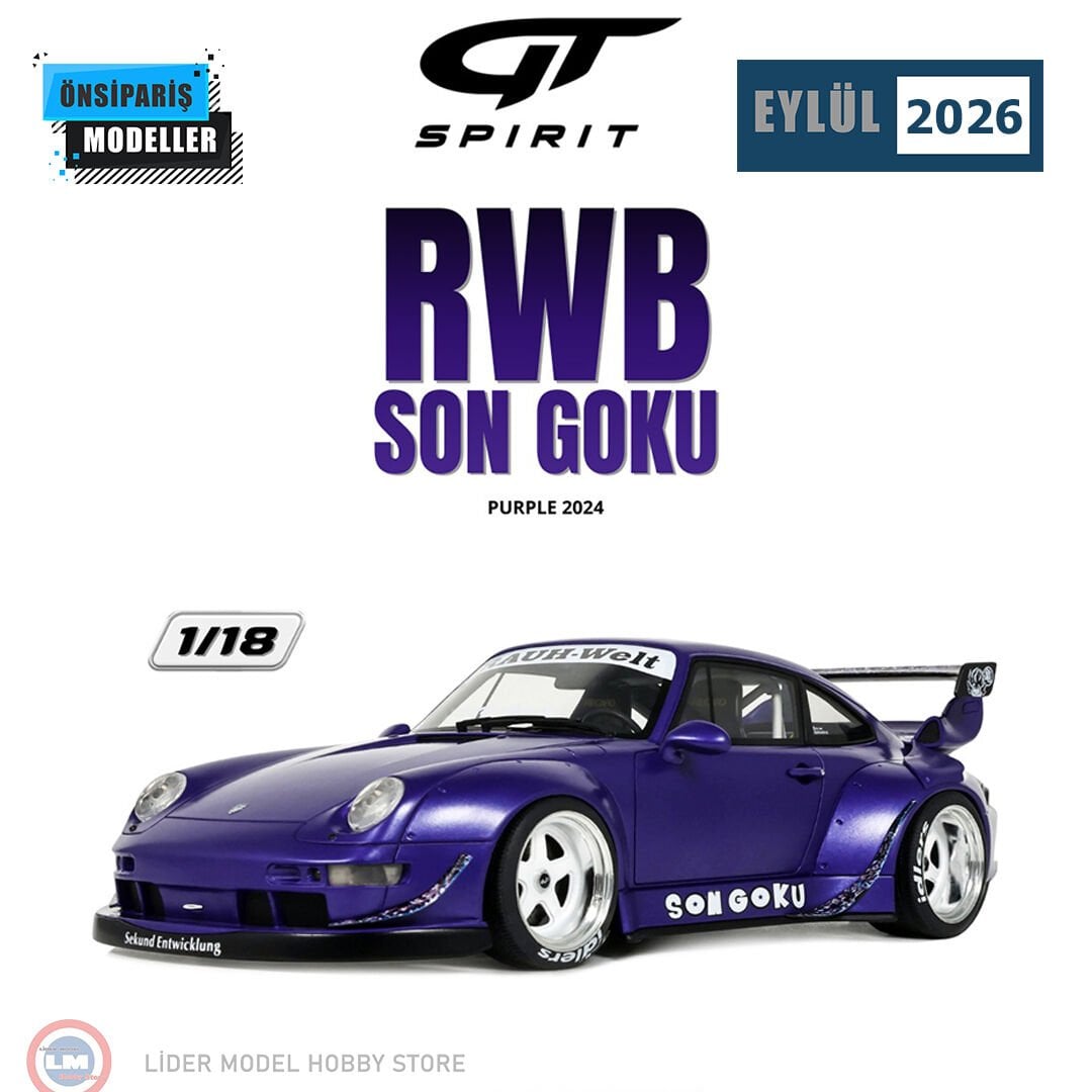 1:18 GT Spirit 2024 Porsche 911 RWB Son Goku Purple