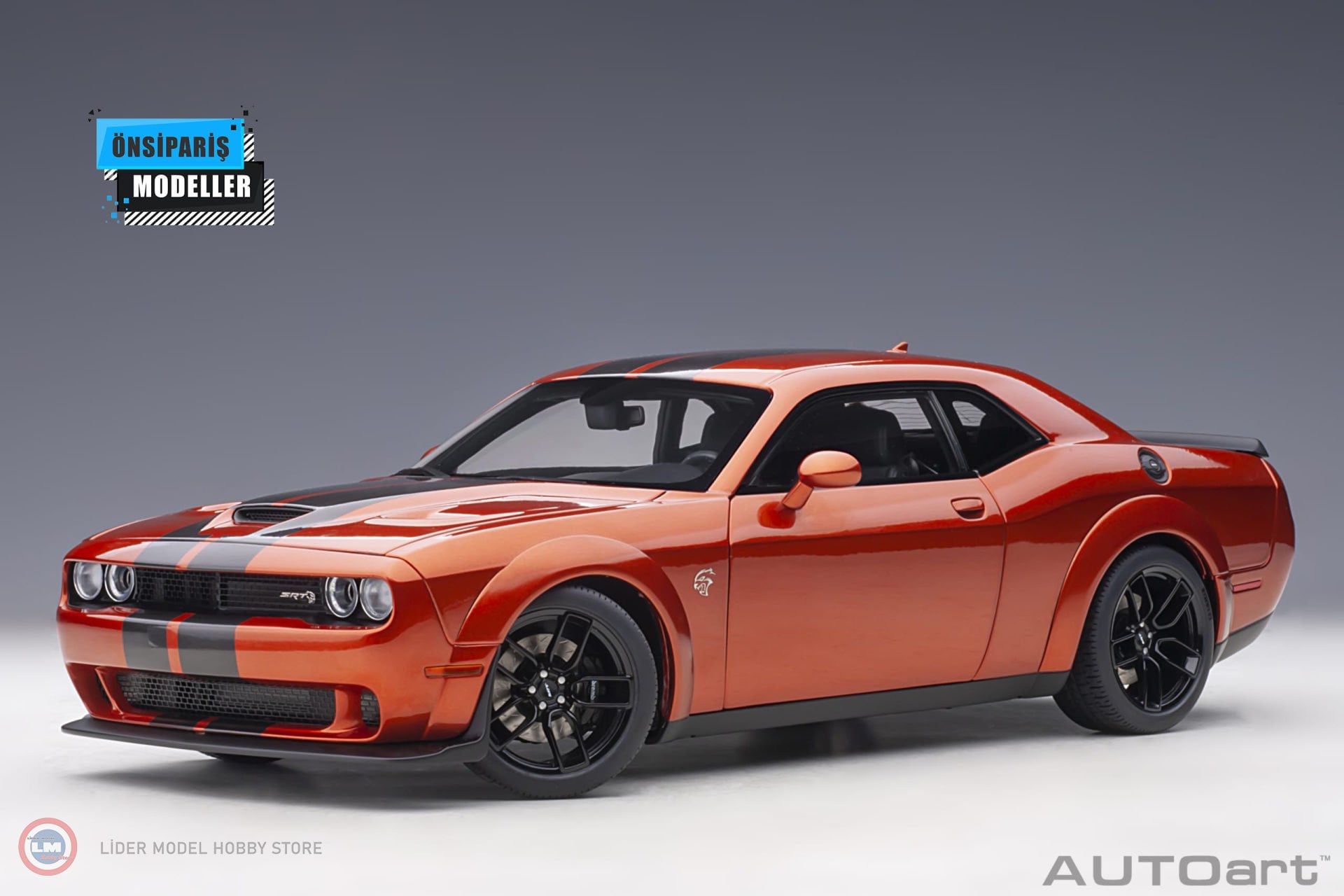Autoart - 1:18 Dodge Challenger SRT Hellcat Widebody Kırmızı