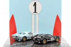 1:43 1966 Ford Usa Set 2X Gt40 Mkii 7.0L V8 Le Mans