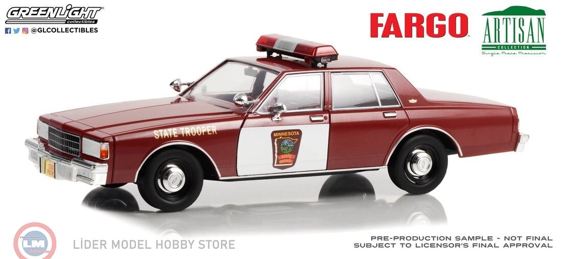 1:18 Greenlight  1987 Chevrolet Caprice Fargo -  1996 Minnesota State Trooper