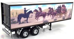 1:18 Road Kings Tır Dorseleri Truck Trailer RK180161 Siyah / Dekorlu