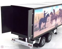 1:18 Road Kings Tır Dorseleri Truck Trailer RK180161 Siyah / Dekorlu