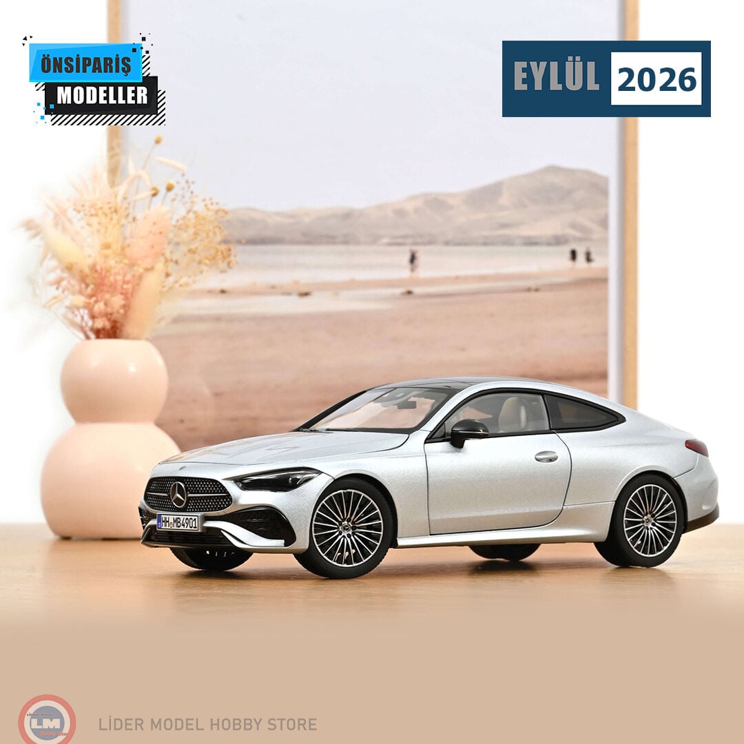 1:18 Norev 2024 Mercedes Benz CLE C236 Coupe Hightech Silver