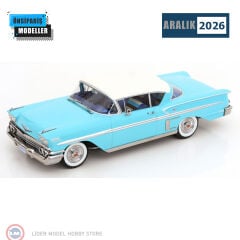 1:18 KK Scale Chevrolet Bel Air Impala Coupe 1958 Turkuaz