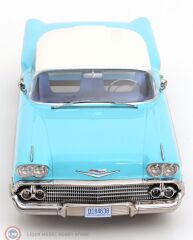 1:18 KK Scale Chevrolet Bel Air Impala Coupe 1958 Turkuaz