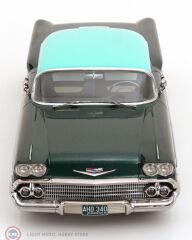 1:18 KK Scale Chevrolet Bel Air Impala Coupe 1958 Dark Green