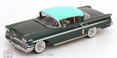 1:18 KK Scale Chevrolet Bel Air Impala Coupe 1958 Dark Green