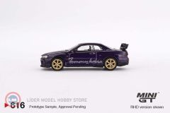 1:64 Nissan Skyline GT-R R34 Tommykaira R-z, midnight purple