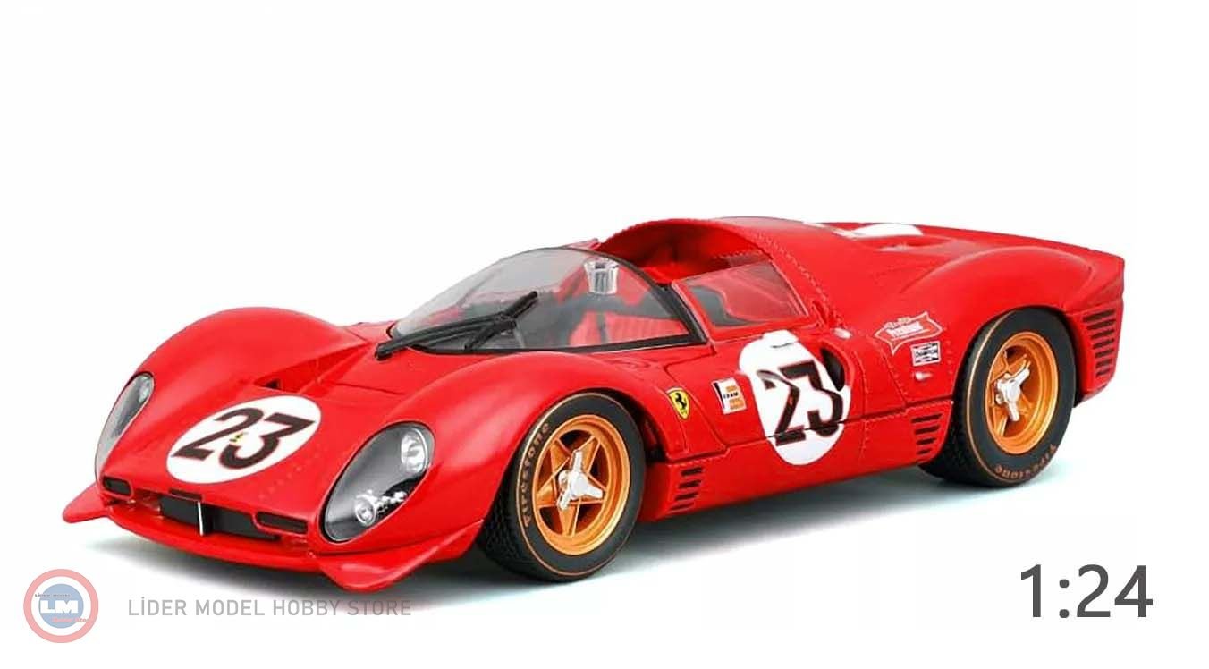 1:24 Burago 1967 Ferrari 330 P4 #23 Winner 24H Daytona