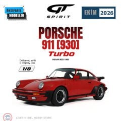 1:8 GT Spirit 1989 Porsche 911 930 Turbo 3.3 Indian Red