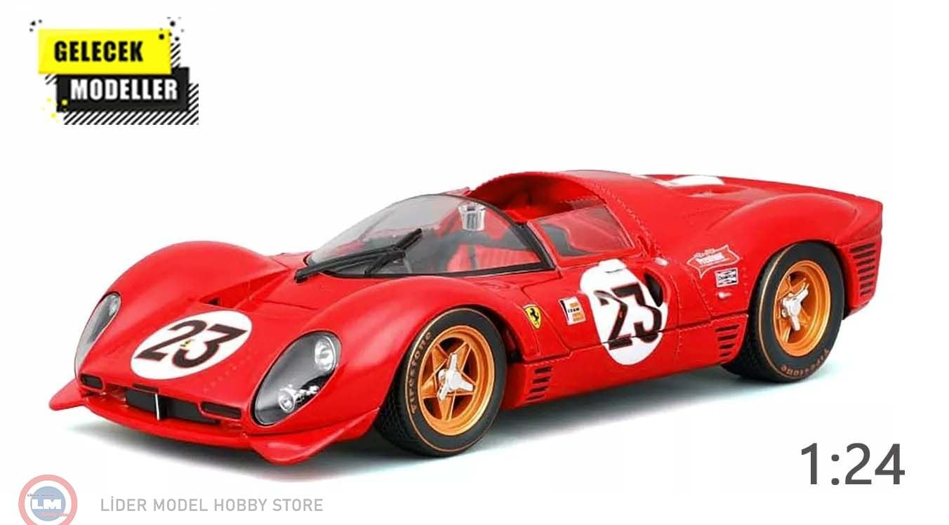 1:24 Burago 1967 Ferrari 330 P4 #23 Winner 24H Daytona
