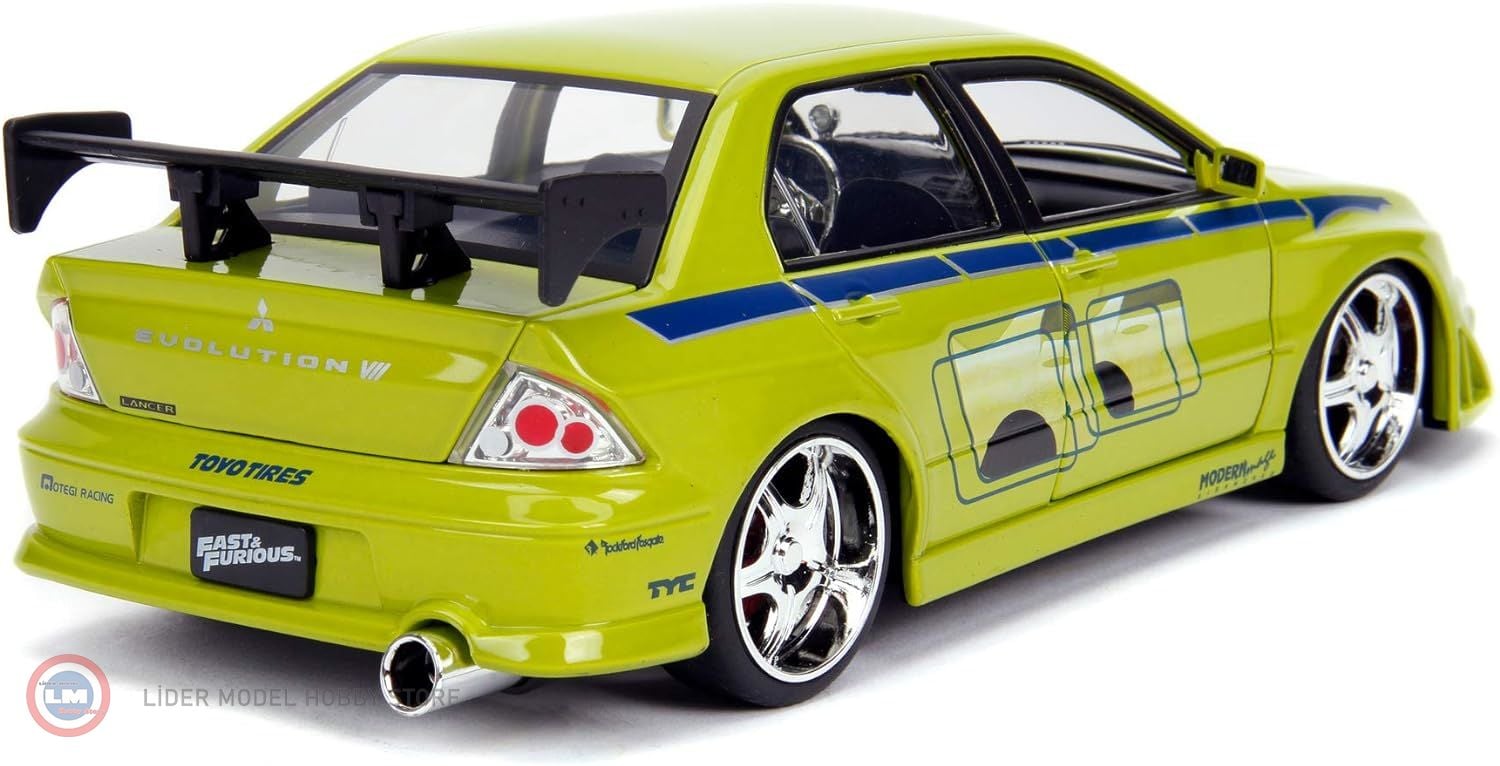 Jada - 1:24 2003 Brian's Mitsubishi Lancer Evolution VII 2 Fast 2 ...