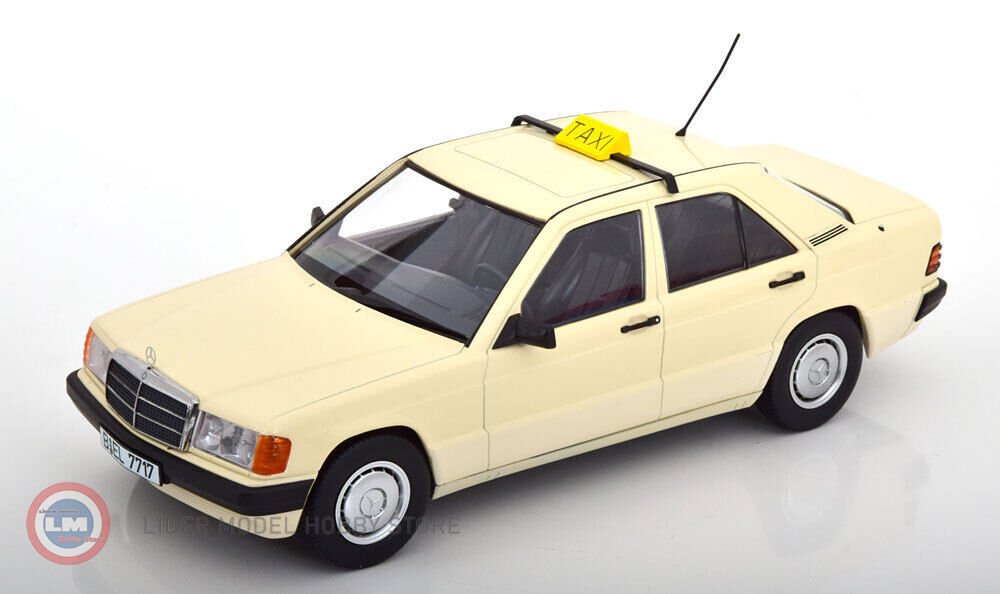 1:18 1993 Mercedes Benz 190 W201 Taxi