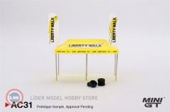 1:64 LB Racing Paddock Service Tent set