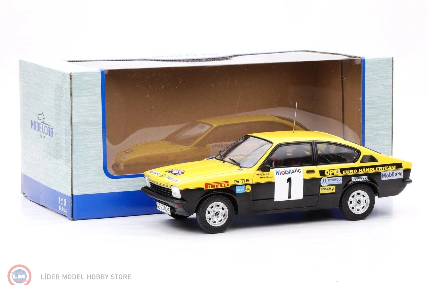 1:18 MCG Opel Kadett C Coupe GTE #1 - Westfalen-Lippe Rallye 1977