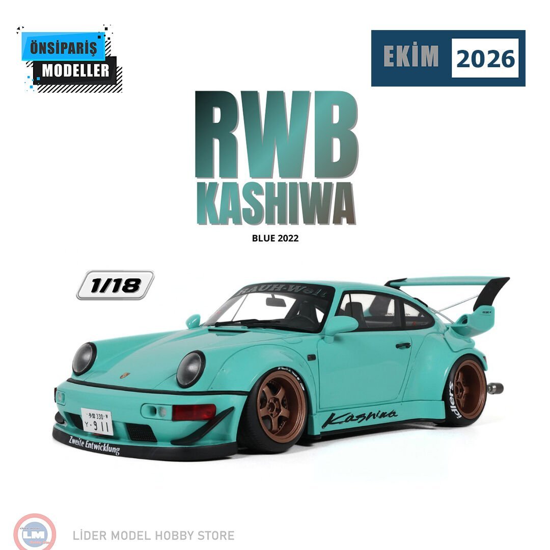 1:18 GT Spirit 2022 Porsche 911 RWB Kashiwa Blue