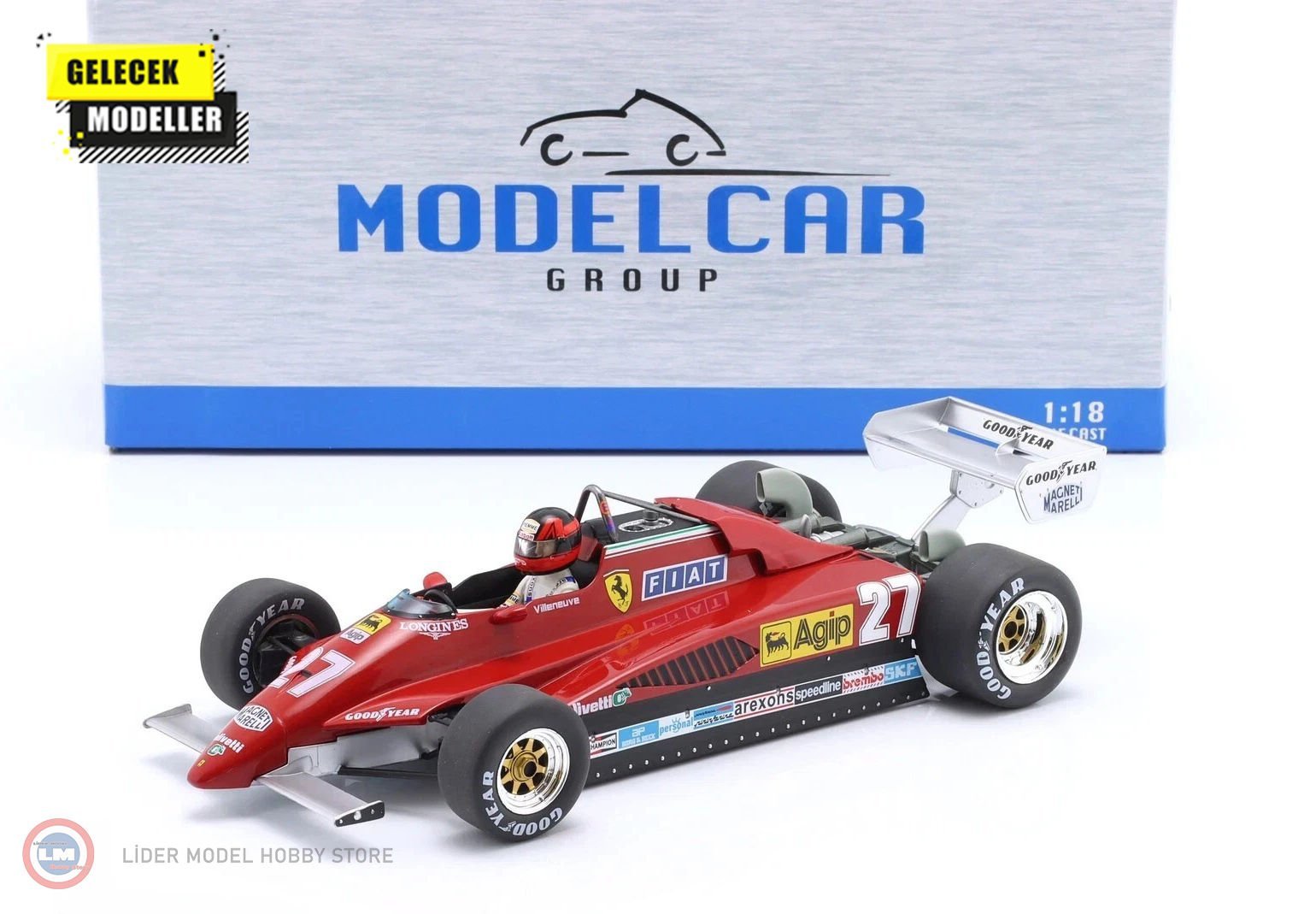 1:18 MCG 1982 Ferrari 126C2 #27 - Scuderia Ferrari SpA SEFAC